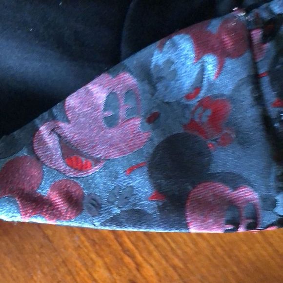 Balancine Presents Tie Works Disney Cummerbund Black, grey, and red Mickey Mouse - Picture 10 of 13